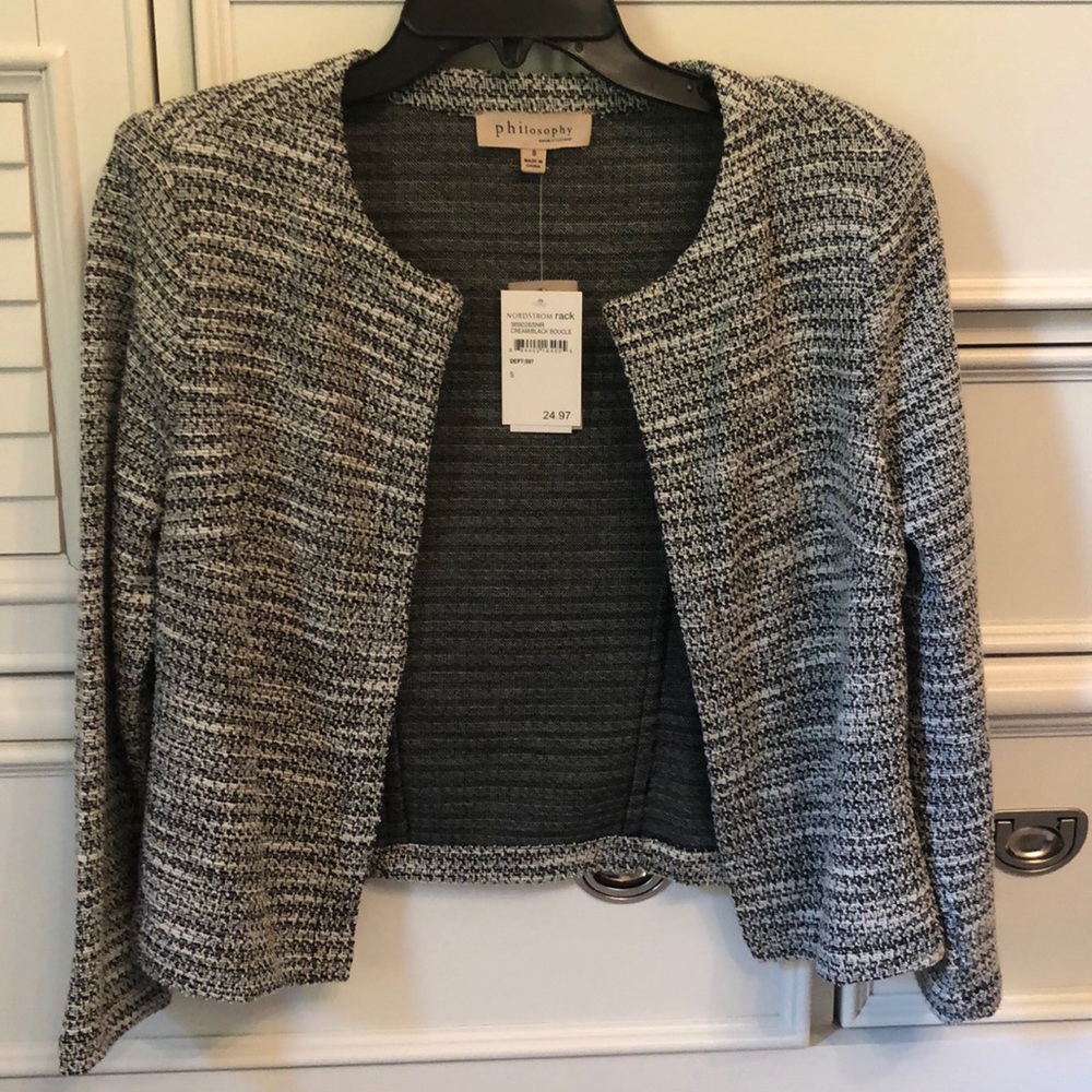 Philosophy Blazer and Pencil Skirt Set